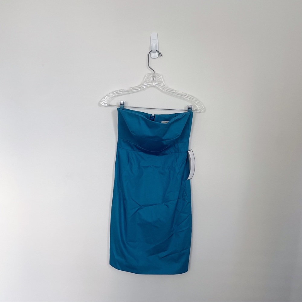 (NWT) J Crew Teal Cocktail Dress, Size 0P
